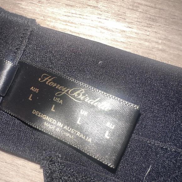 🖤 Honey Birdette Black Belinda Suspender - Size L 🖤 - Picture 2 of 5